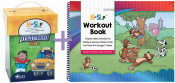 Save $75 when you combine these two best-selling apraxia therapy resources. Use Kaufman Kit 2 to refine intelligibility by addressing more complicated speech motor movements and synthesis into initial and final word positions. Then, use Workout Book's engaging activities to move children quickly forward from single words into functional phrases and sentences. 