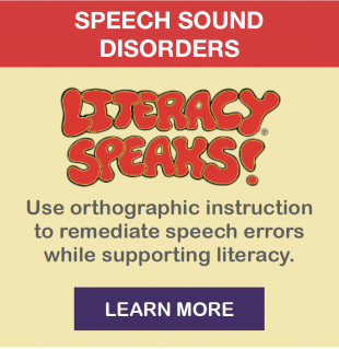 Literacy Speaks Program - Speech Sound Disorders