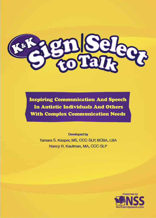 K&K Sign Select to Talk - Speech Therapy Manual